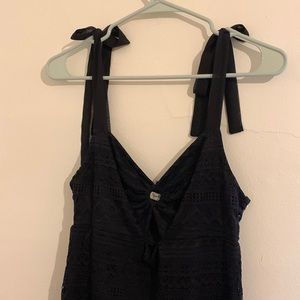 kohls black dress front keyhole cut out